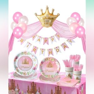 Princess Birthday Decorations - Party supplies kit
